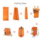 Saco de dormir portátil para exteriores Lixada de 190 x 75 cm, para acampar, viajar, senderismo, multifunción, ultraligero, 680 g, para mochileros.