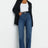 Trendyol TYZA Women's Jeans Casual Beltless Wide Leg Denim Plain Jeans Wide Leg Casual Pants Denim Pants - Lootquake