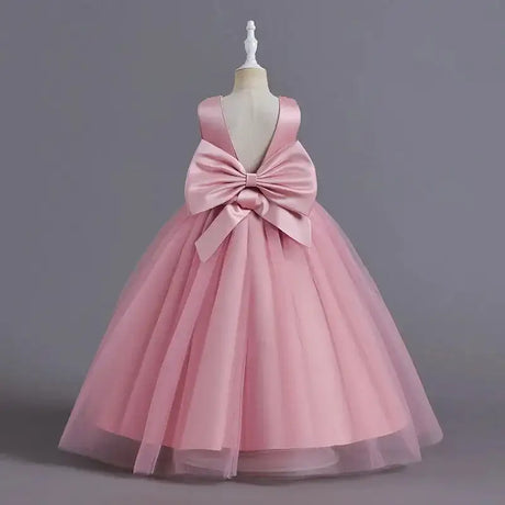 Teens Girls Bridesmaid Dresses For Wedding 5-14 Yrs Kids Sequin Birthday Party Long Dress Girls Evening Formal Pageant Vestidos - Lootquake