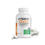 Vitamin D3 + K2(MK7) Supplement - Bone, Joint, Heart, Immune, Teeth and Skin Health Support - Non-GMO Supplement