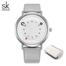 Shengke Women Creative Wristwatch Ladies Watches Yellow Leather Band Best Gifts Wristwatches Clock Montres Femme Reloj Mujer - Lootquake