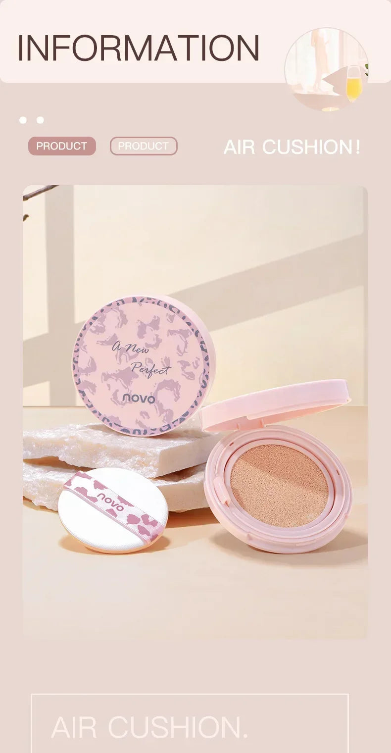 Crema CC hidratante con cojín de aire, crema BB blanqueadora con control de grasa, maquillaje de larga duración, resistente al agua, base hidratante natural.