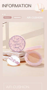 Crema CC hidratante con cojín de aire, crema BB blanqueadora con control de grasa, maquillaje de larga duración, resistente al agua, base hidratante natural.