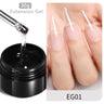 BORN PRETTY 60/30 ml Gel de extensión de uñas de gelatina dura Esmalte de uñas de gel Uñas francesas Nude Rosa Blanco Transparente Suministros de uñas Gel para extensión