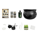 Halloween Fog-Enhanced Witch Cauldron Decor – DIY Floating Potion Set Perfect for Eerie Home Haunt Displays
