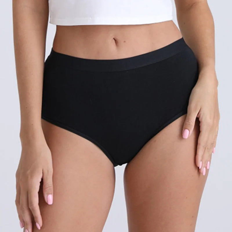 3Pcs/Set Cotton Panties Women Seamless Underwear High Rise Panties Comfort Solid Color Female Underpants Sexy Lingerie M-XXXL