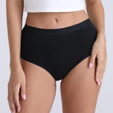 3Pcs/Set Cotton Panties Women Seamless Underwear High Rise Panties Comfort Solid Color Female Underpants Sexy Lingerie M-XXXL