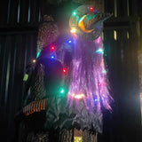 Halloween Witch Crashing Into Tree Decor Lifelike Outdoor Prop for Yard Garden Haunted House Scary Displays
