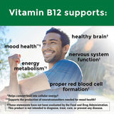 Vitamina B12: mejora el estado de ánimo, fortalece el cerebro, fortalece el sistema nervioso, aumenta la energía, promueve el metabolismo y mantiene la salud cardíaca.