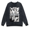 Anime Nana Osaki Round Neck Washed Pullover Casual 100% Cotton Men Women Hip Hop Harajuku Streetwear Vintage Sweatshirt - Lootquake