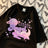 Summer Fashion Casual Harajuku Clothing Anime Graffiti Style Tee Hip Hop Short Sleeved T Shirt Punk Loose T-shirts Women Tops - Lootquake