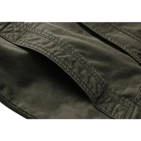 Men Work Jacket Spring and Autumn 2024 New Solid Color Retro Embroidery Outdoor Camping Windproof Coat Men Slim Fit windbreaker - Lootquake