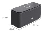 Altavoz Bluetooth DOSS SoundBox, control táctil, sonido HD de 12 W, resistencia al agua IPX5, micrófono integrado, manos libres.