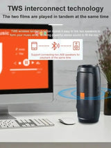 Enceinte Bluetooth Dushoo, diffusion vocale FM, caisson de basses portable, enceinte sans fil, double haut-parleur stéréo d'extérieur, lecture TF-SB