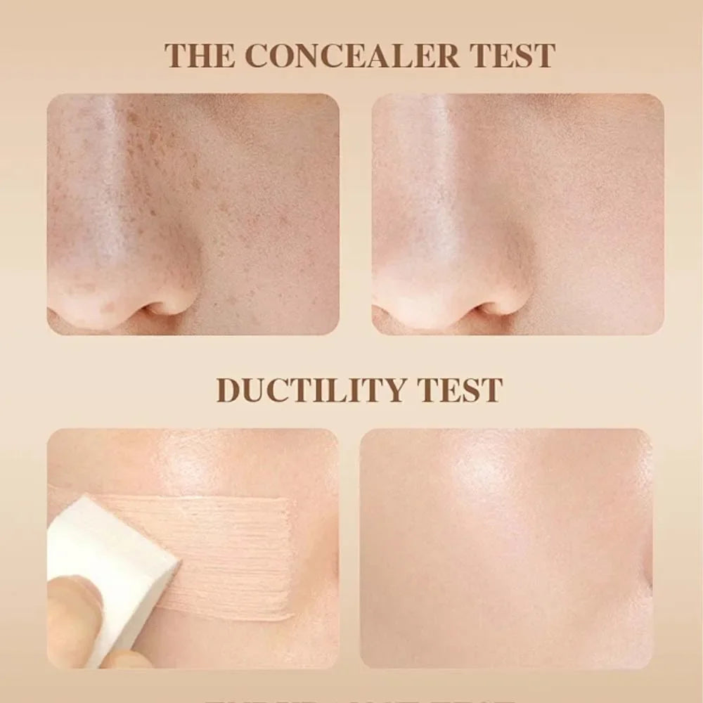 Face Foundation Cream Matte Smooth BB Cream Waterproof Long Lasting Moisturizing Concealer Liquid Full Coverage Acne Makeup Base