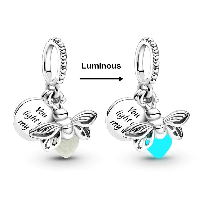 MINISO Charms Beads 925 Sterling Silver For 925 Original Harry 3mm Potter Bracelets Women Pendant DIY Jewelry Make Gifts - Lootquake