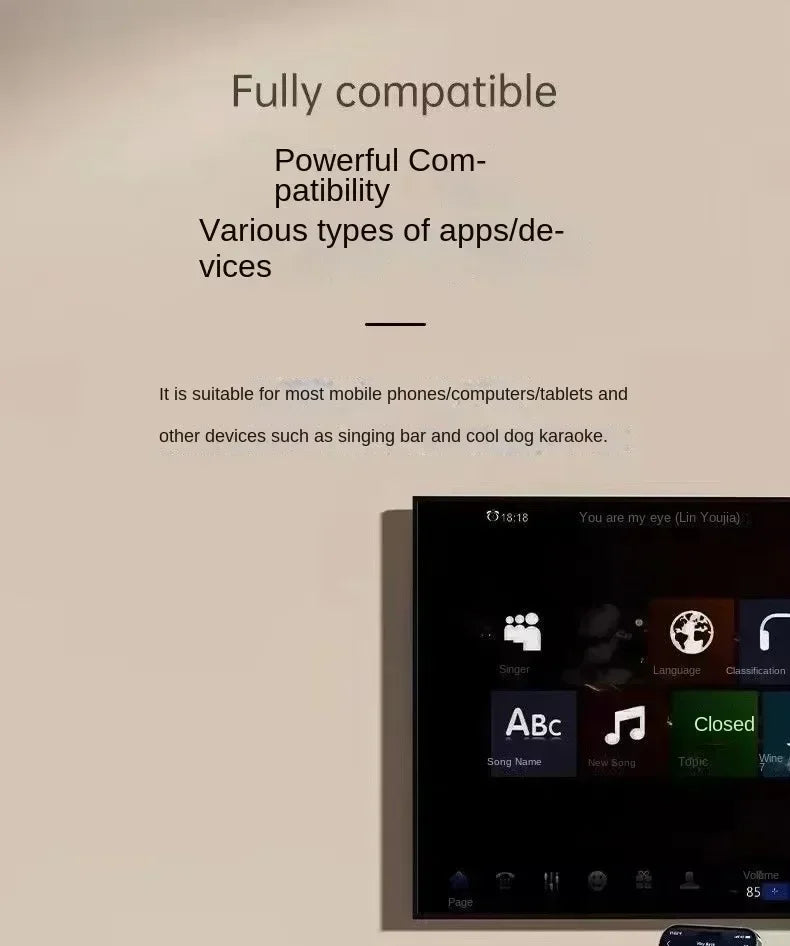 Machine de karaoké Bluetooth K12, système de haut-parleurs PA portable 5.3 avec 1 à 2 microphones sans fil, chant familial à domicile, cadeaux pour enfants