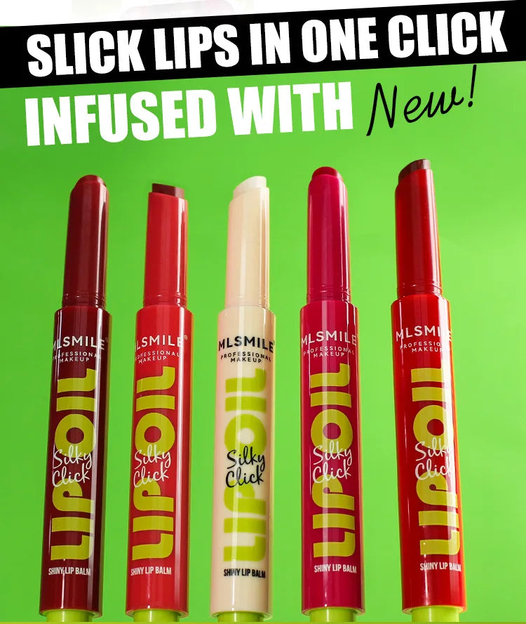 Lipstick Moisturizing Solid Lip Rouge Hydration Lip Gloss 1 set Red Pink Long Lasting Waterproof
