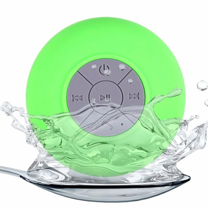 Altavoz Bluetooth inalámbrico, resistente al agua, con botones de control de fácil acceso, reproductor de música para oficina, coche, casa y ducha.