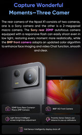 Tablette N-one NPad X1 MTK G99 8 cœurs 10,95 pouces Android 13 Charge rapide 8 600 mAh MAX 16 Go 128 Go 2 000 x 1 200 FHD 4G LTE Support L1