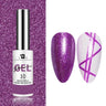 5ML Gold Silver Metallic Liner Paint Gel Polish Chrome Mirror Metal Effect Super Bright French UV LED Semi Permanent Nail Gel