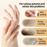 Crema de manos antiarrugas con colágeno, antisequedad, antigrietas, hidratante, nutritiva, suavizante, blanqueadora, reparadora.
