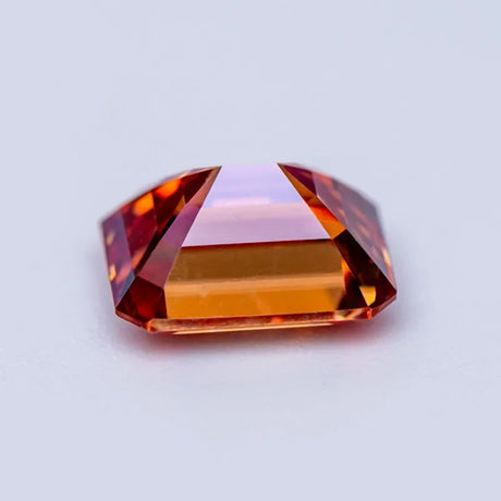 Moissanite Stone Emerald Cut Watermelon Red Color Lab Grown Gemstone Diamond Charms Woman Jewelry Making With GRA Certificate - Lootquake