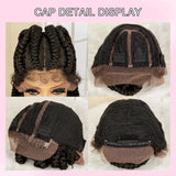 24" Ponytail Braided Wig | Knotless Twists | Lace Frontal | Baby Hair | Kanekalon Synthetic Hair | Black Women
