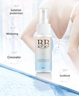 Spray blanchissant BB, crème BB hydratante éclaircissante pour la peau, fond de teint nourrissant, soins de la peau, cosmétiques de beauté