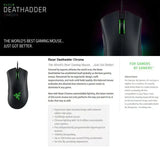 Original Razer Wired Gaming Mouse Optical Sensor 6400 DPI Gaming Mouse For Laptop Optical Mouse Light Speed Mouse