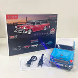 Enceinte Bluetooth sans fil pour PC, en forme de voiture classique, hi-fi, boombox, compatible radio FM, disque U, carte TF, AUX, cadeaux spéciaux, Caixa De Som