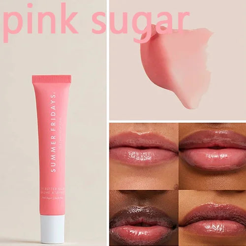 Summer Friday's Vanilla Beige Lip Balm Moisturizing Transparent Lipstick Set Lip Makeupv Smooth Soft Tube Mirror Lip Gloss