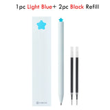 KACO Gel Pens Sets School Office Supplies for Kids 0.5mm High-capacity Heart / Star Sign Writing Gadgets Love Gift Cute Items