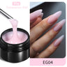 BORN PRETTY 60/30 ml Gel de extensión de uñas de gelatina dura Esmalte de uñas de gel Uñas francesas Nude Rosa Blanco Transparente Suministros de uñas Gel para extensión