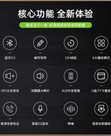 High power bluetooth speaker portable RGB colorful light waterproof wireless subwoofer 360 stereo surround TWS FM boombox