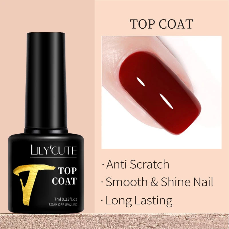 LILYCUTE 5ml Liner Gel Nail Polish UV LED Nail Art Paint Gel Gorgeous Glitter French Effect Semi Permanent Nail Painting UV Gel