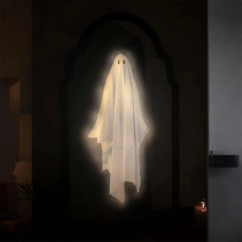 Halloween Hologram Ghost Mirror Spooky Scary Ghosts Indoor Decor Halloween Room Decor Hallowmas Party Supplies