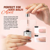 VENALISA 7.5ml Quick Construction Gel Semi Transparent Jelly Color Nail Gel Polish Strengthener Soak Off UV LED Nude Pink Gel