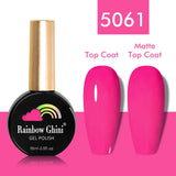 Rainbow Ghini UV LED Glitter Purple Gel Nail Polish 15ml Manicure Art Accessories Nail Glue Supplies for Professionals Varnishes