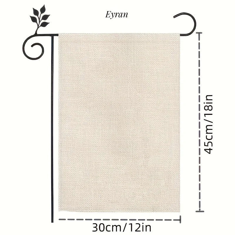 Drapeau rustique de bienvenue pour Halloween, décoration double face verticale en toile de jute, crâne, chat noir, fantôme, lampe citrouille, chauves-souris, décoration de jardin extérieure