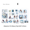 Journamm 40pcs/pack PET Materials Character Sticker DIY Scrapbook Collage Supplies Creative Decor Stationery Aesthetics Stickers
