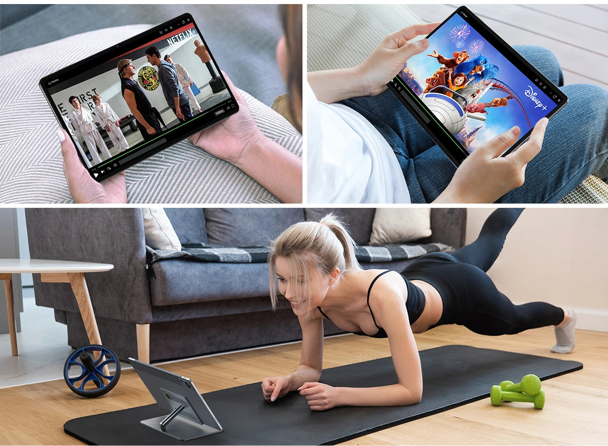 Tablette N-one NPad X1 MTK G99 8 cœurs 10,95 pouces Android 13 Charge rapide 8 600 mAh MAX 16 Go 128 Go 2 000 x 1 200 FHD 4G LTE Support L1