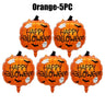 Halloween Balloon Decor Set with Pumpkin Skull Foil Balloons for Spooky Themed Party and Fun Cartoon Shaped Balloons
