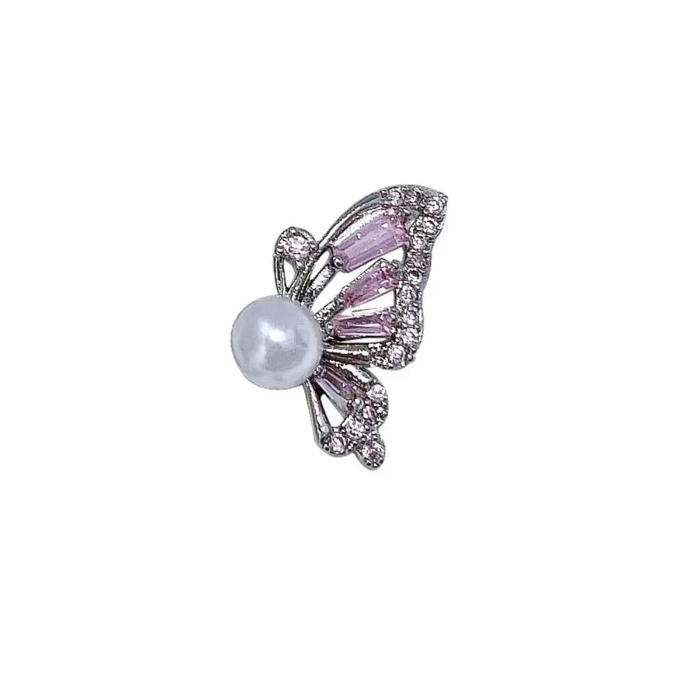 Light Luxury Charms Luxury Nails DIY Nail Charms Japanese Style Pink Jewel Nails Decor Manicure Ornaments Alloy