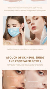 Color Changing Foundation BB Cream,Hydrating Oil Control Foundation with Color-Changing Effect,Lightweight Matte Finish Makeup