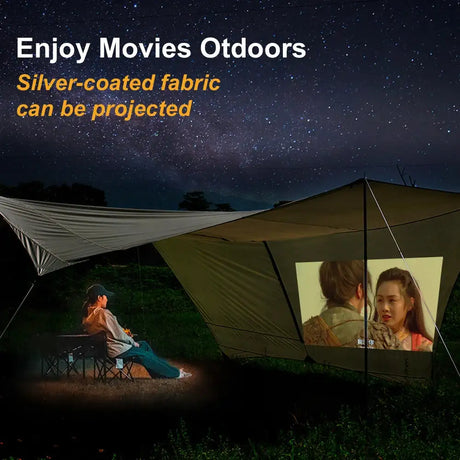 Large Camping Dome shelter Fire shelter Bull shelter type tent oversized habi tarp shelter Habitat Tunnel type Camping Shelter - Lootquake