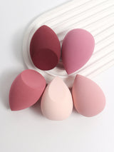 30 Beauty Eggs (Esponjas de Maquillaje) Esponja de Belleza Mixta para Base de Maquillaje, Líquida, en Crema y en Polvo Sin Impurezas, Multicolor C