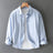 Korean Style Long Sleeve Striped Shirts for Man Spring Summer New Male Tops Lapel Pure Cotton Casual Shirts Elegant Mens Shirts - Lootquake