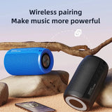 Altavoz Bluetooth con subwoofer, minialtavoz inalámbrico portátil, pequeño, resistente al agua, auxiliar, para PC, ordenador, potente caja de sonido para música