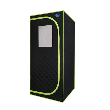Portable Plus Type Full Size Far Infrared Sauna Tent Spa Detox Therapy Relaxation At Home Larger Stainless Steel Pipes Connector - Lootquake